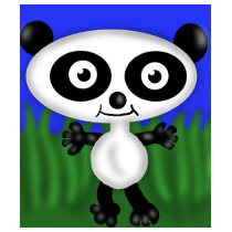 Petey the Panda T-Shirt by Rajee1 Petey the Panda T-Shirt