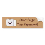 Petey TP Toilet Paper Bumper sticker