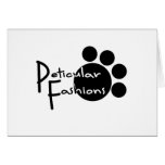 Peticular Fashions Logo cards