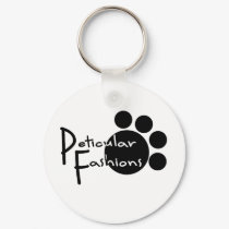 Peticular Fashions Logo keychains