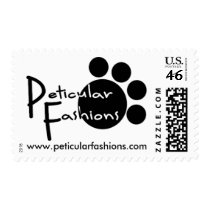 Peticular Fashions Logo postage by PeticularFashions Peticular Fashions Logo postage