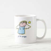 Petit Ange (little angel in French) Mugs