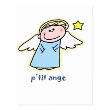 Petit Ange (little angel in French) Post Card
