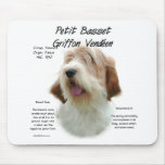 Petit Basset Griffon Vendeen History Design Mousepads