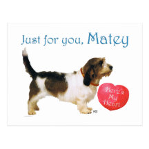 Petit Basset Griffon Vendeen LOVE Post Cards