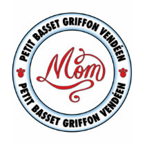 PETIT BASSET GRIFFON VENDÉEN mom t-shirts