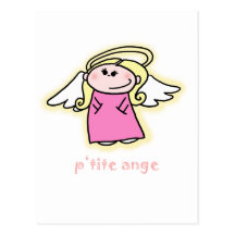 Petite Ange (little angel in French) Postcard