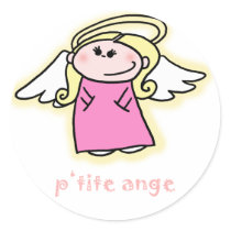 Petite Ange (little angel in French) stickers