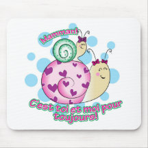 Petite Fille à Maman Mousepads