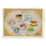 Petite Lovely Cakes Birthday greeting cards