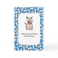 PetPet Loss Sympathy Card card