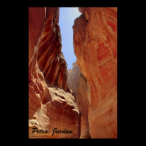 Petra slot canyon posters