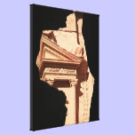 petra treasury peek canvas prints