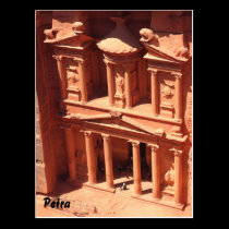 Petra treasury postcards