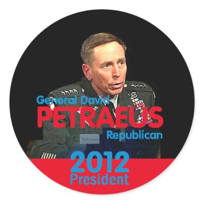 PETRAEUS 2012 Sticker by samappleby
