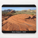 Petrified Sand Dunes, Snow Canyon, Utah mousepads