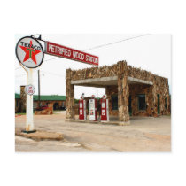 Petrified Wood Station, Decatur, Texas Post Card postcards by createaline Petrified Wood Station, Decatur, Texas Post Card postcards