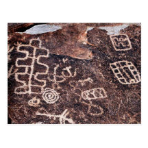 PETROGLYPHS NEVADA DESERT AMERICAN SOUTHWEST POST CARD