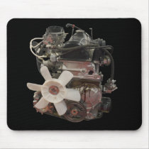 Petrol engine mousepad