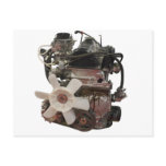 Petrol engine postcards