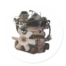Petrol engine stickers