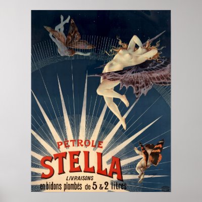P trole Stella Vintage Automobile Advertisement Posters by Trendshop