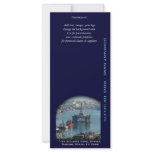 Petroleum customizable oil drilling rig watercolor custom rack cards