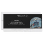 Petroleum customizable oil drilling rig watercolor personalized rack card