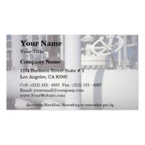 Petroleum refinery pipeline business cards
