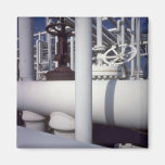 Petroleum refinery pipeline refrigerator magnet