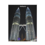 Petronas Towers at Night Postcards