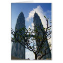 petronas twin towers cards