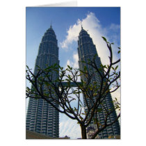 petronas twin towers cards
