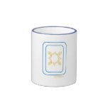 Petronella Mug in Blue & Gold mugs