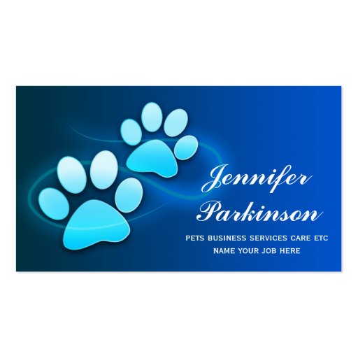 pets business cards