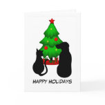 Pets Christmas Greeting Card