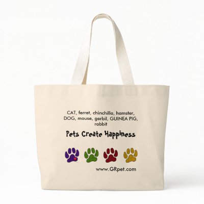 Pets Create Happiness Carrying Bag by nicayla