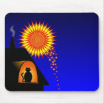 Pets don't like fireworks mousepad