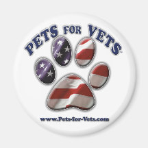 Pets for Vets www.pets-for-vets.com Fridge Magnets