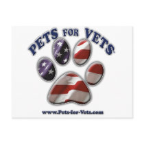 Pets for Vets www.pets-for-vets.com Postcard