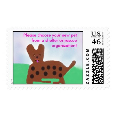 Pets From Shelters Stamp by TamarMag