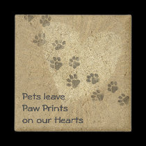 Pets leave Paw Prints on our Hearts magnets
