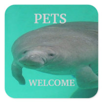 Pets Welcome Stickers
