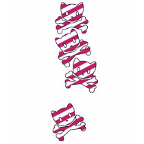 Petsami Falling Stripes Gals Tee Shirts
