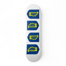 Petserimaa and Setumaa, Estonia skateboards by bestflag Petserimaa and Setumaa, Estonia skateboards