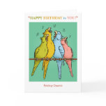 Petshop Quartet Birthday Card