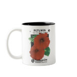 Petunia Fire Chief Dwarf Seed Packet, F. Lagomarsi Coffee Mugs