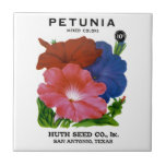 Petunia Vintage Seed Packet Tiles