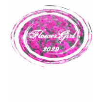 Petunias Flower Girl 2010 Wedding Party T-shirts -
