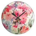 Petunias wall clocks